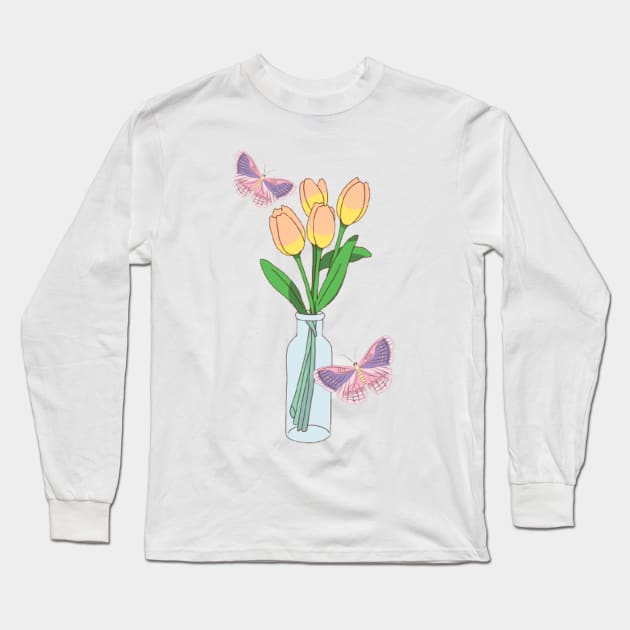 tulips Long Sleeve T-Shirt by itsakicajo